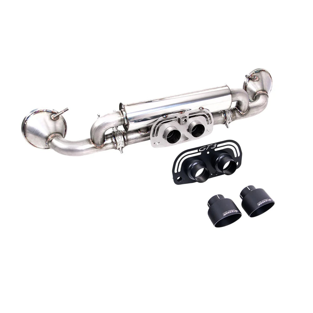 Milltek Rear Silencer(s) Exhaust Porsche 911 992.1 GT3 21-25 (GT-100 Cerakote Black)