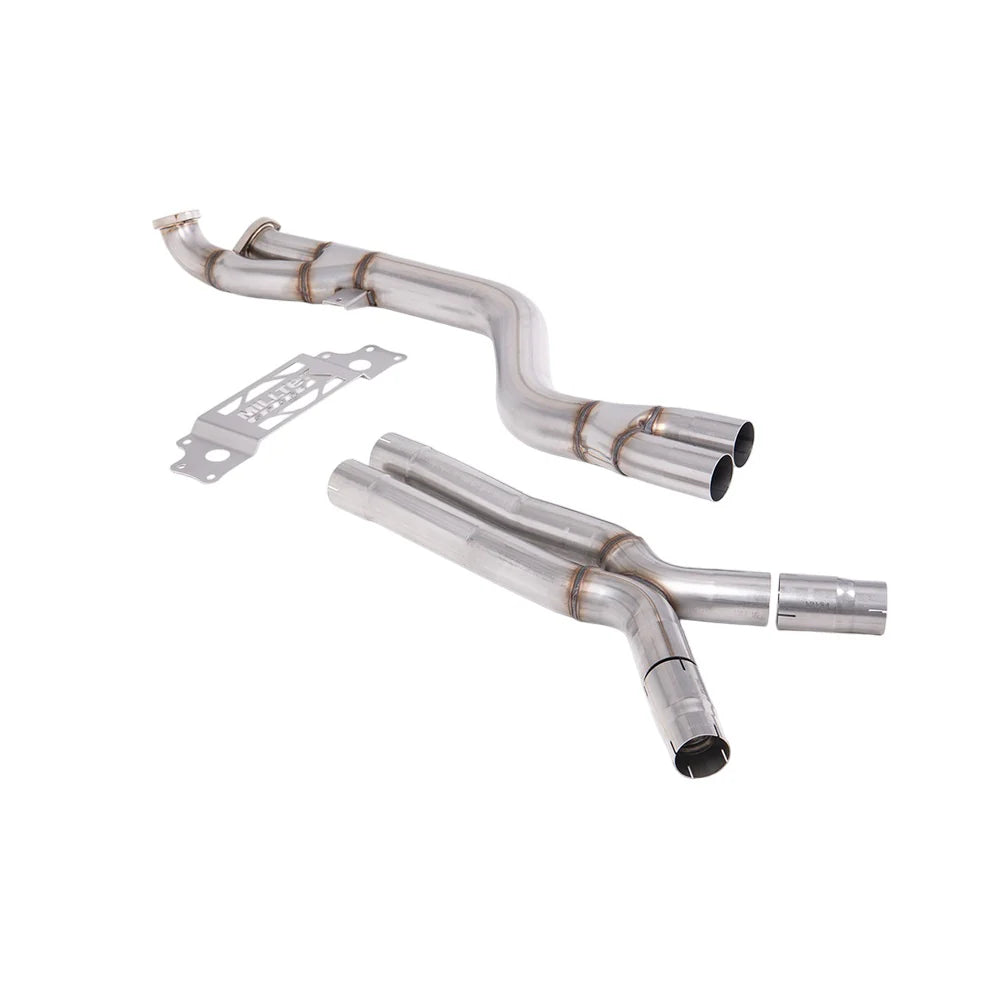 Milltek Secondary Catalyst Bypass w/Resonated Exhaust BMW 2 Series M2 Coupe (G87 S58 NAS Non-OPF/GPF Models) 23-25